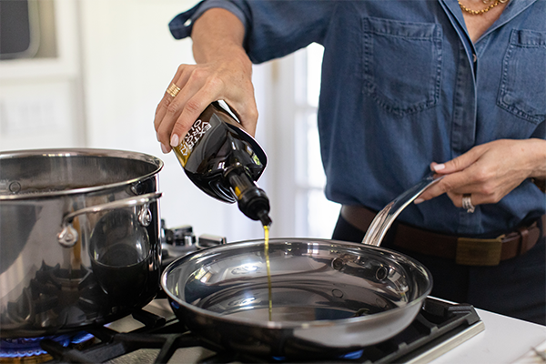 cooking with olive oil
