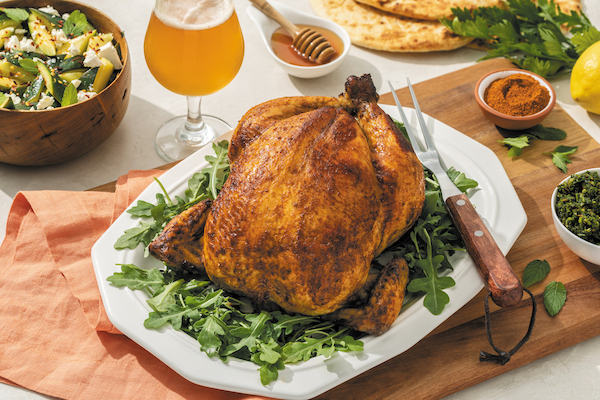 turkey on a table
