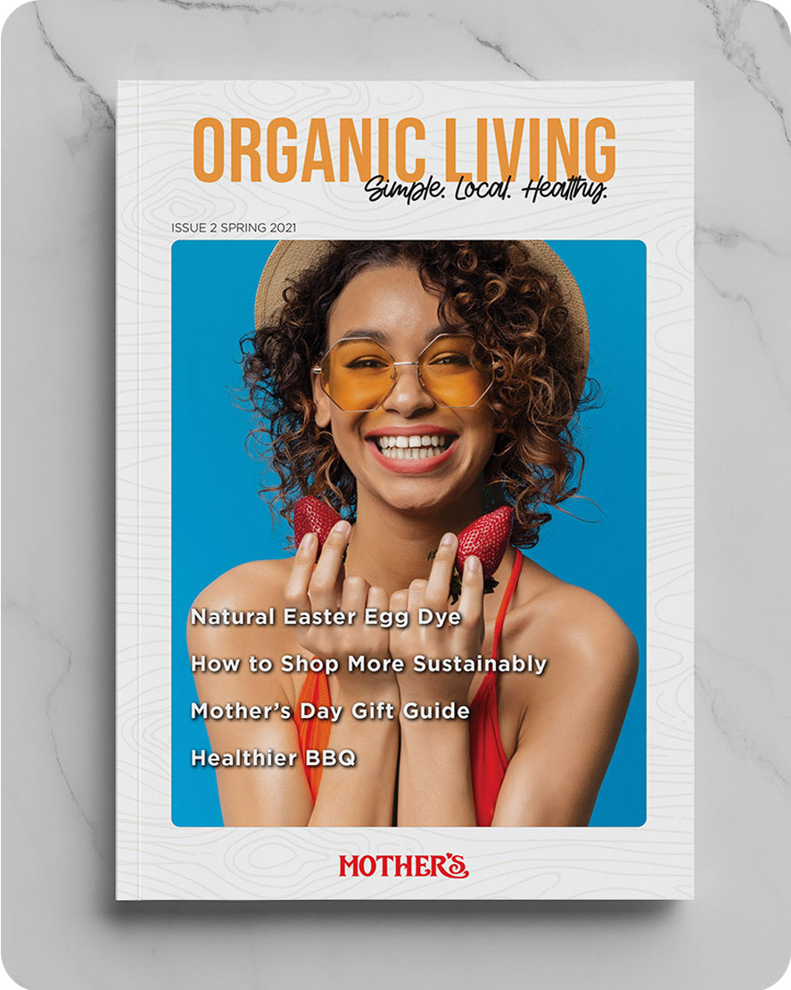 Organic Living Cover Spring 2021